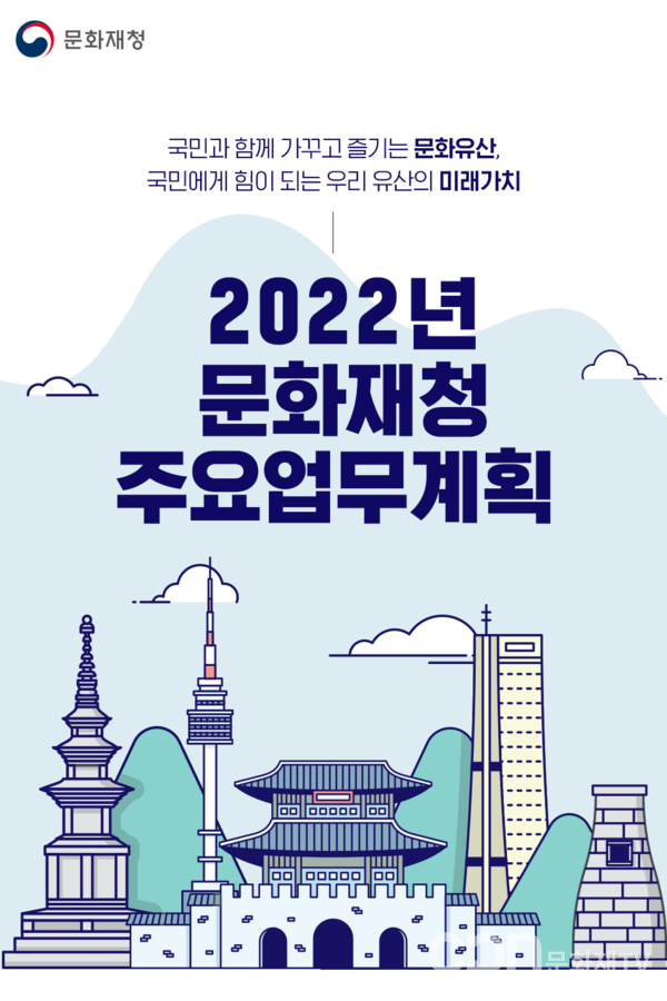 2022 문화재청 주요업무계획 표지(자료=문화재청)