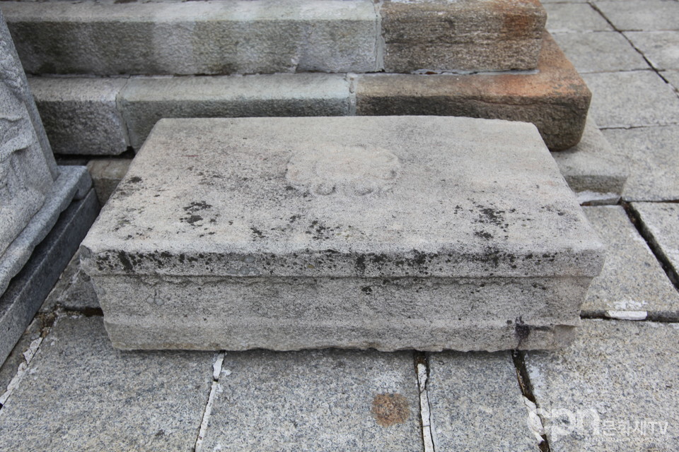 수마노탑 배례석 전경 (사진 = 문화재청)